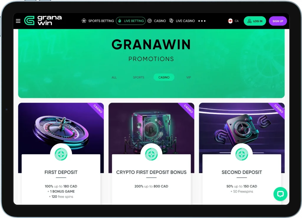 Granawin Bonuses