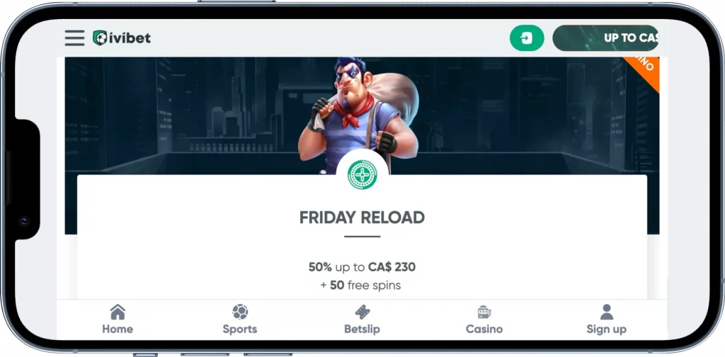 Ivibet Reload Bonus