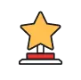 TOP of the month logo