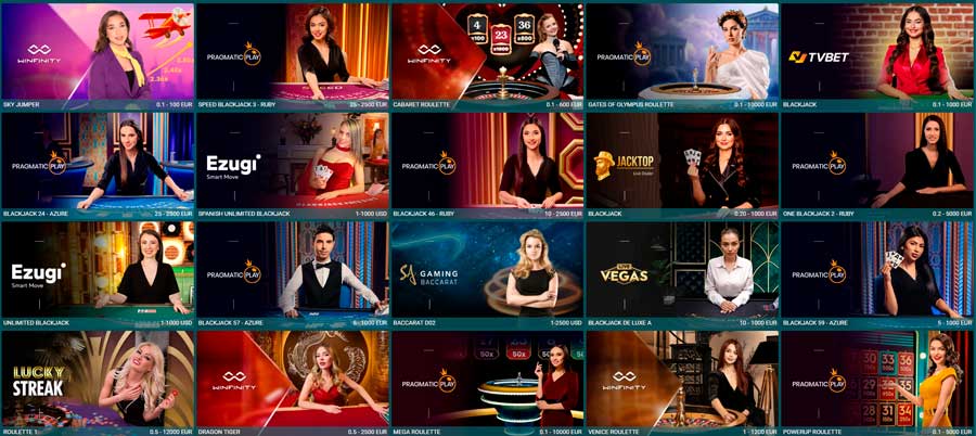 22Casino Live Casino