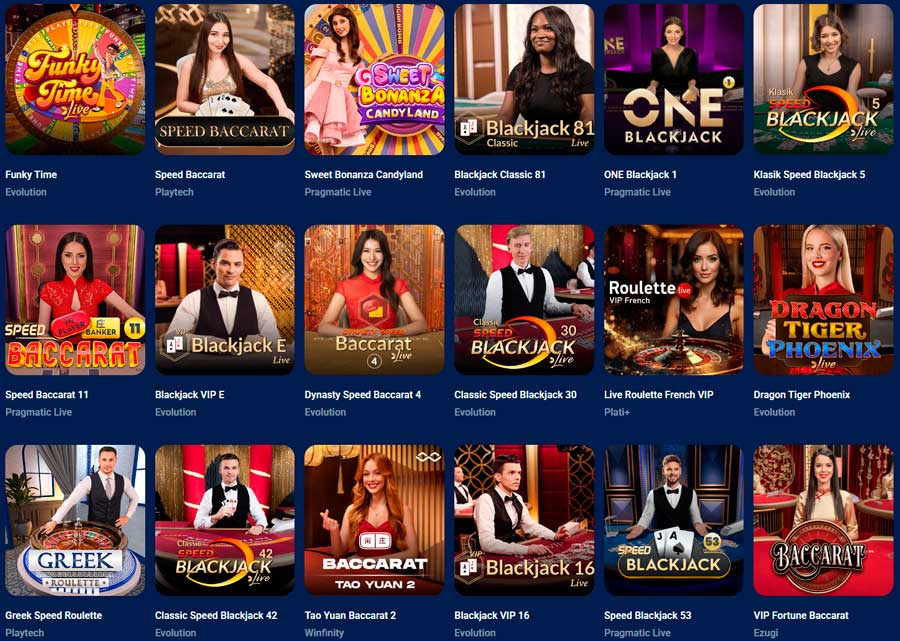 Live Casino bei AzurSlot