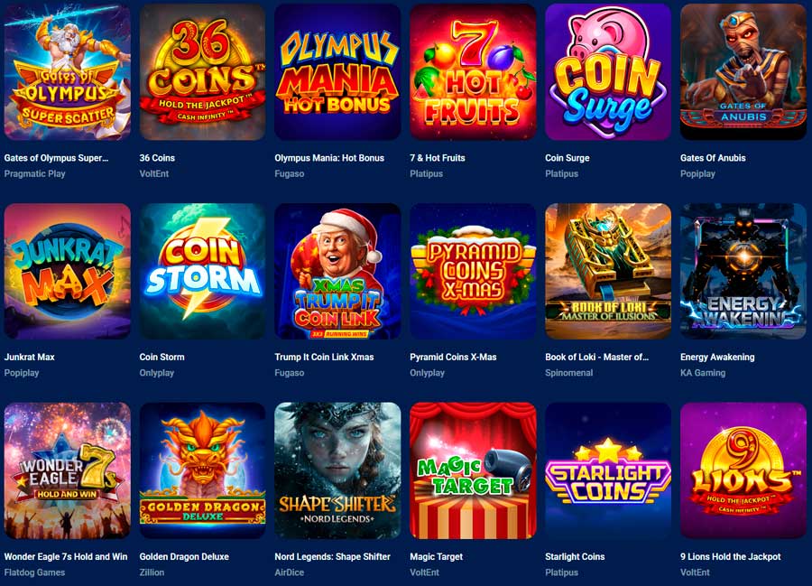 Slots bei AzurSlot