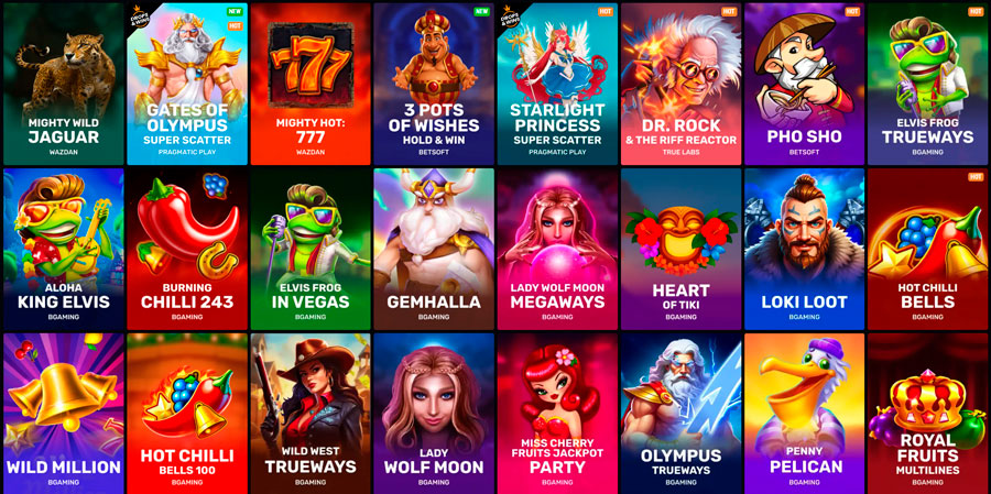 Spielautomaten bei BetAmo