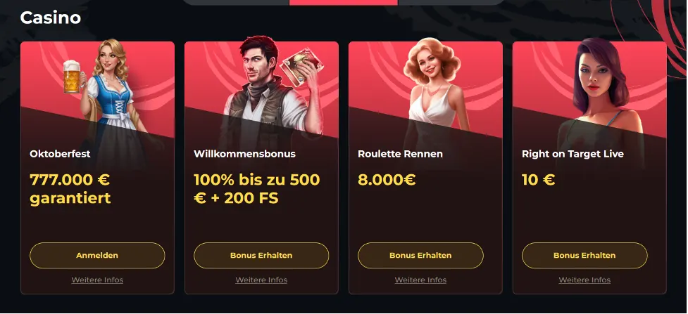 Boomerang Casino Bonus