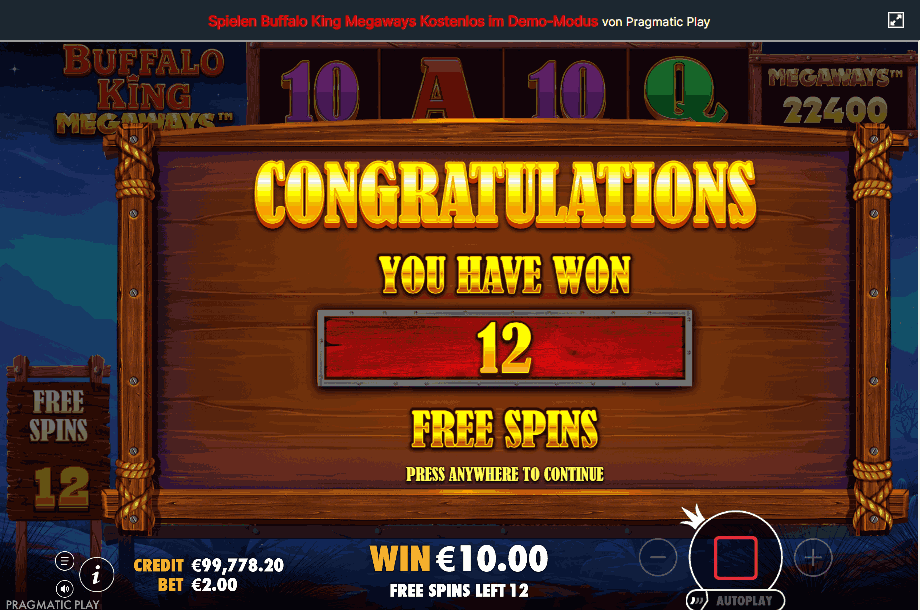 buffalo king megaways slot
