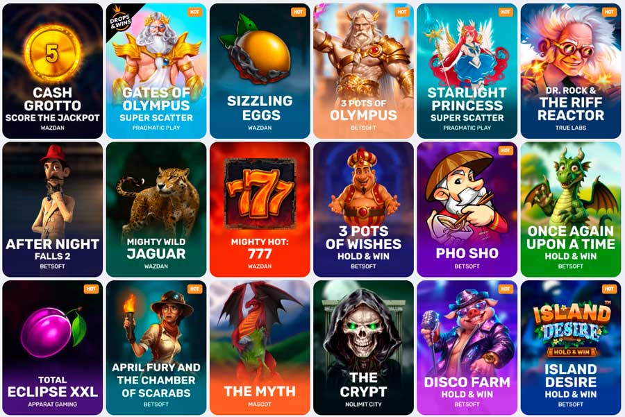 Spielautomaten im Cookie Casino