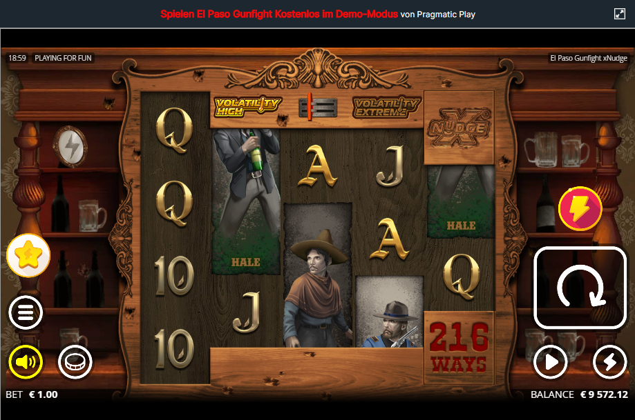 el paso gunfight slot