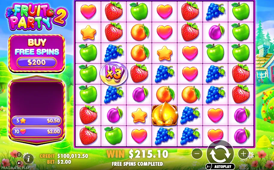 fruit party 2 demo