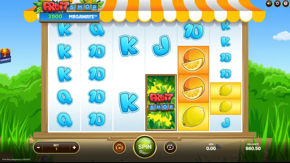fruit shop megaways demo