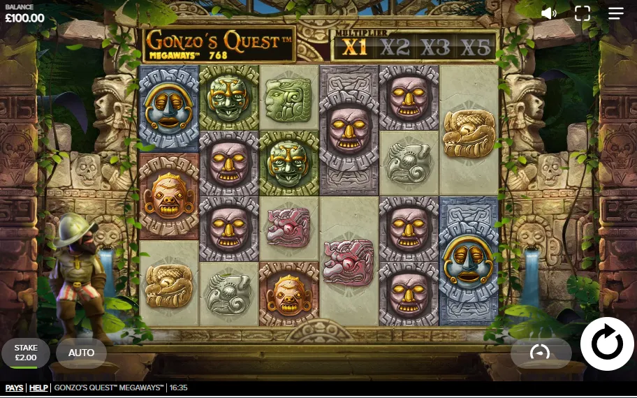 gonzos quest megaways