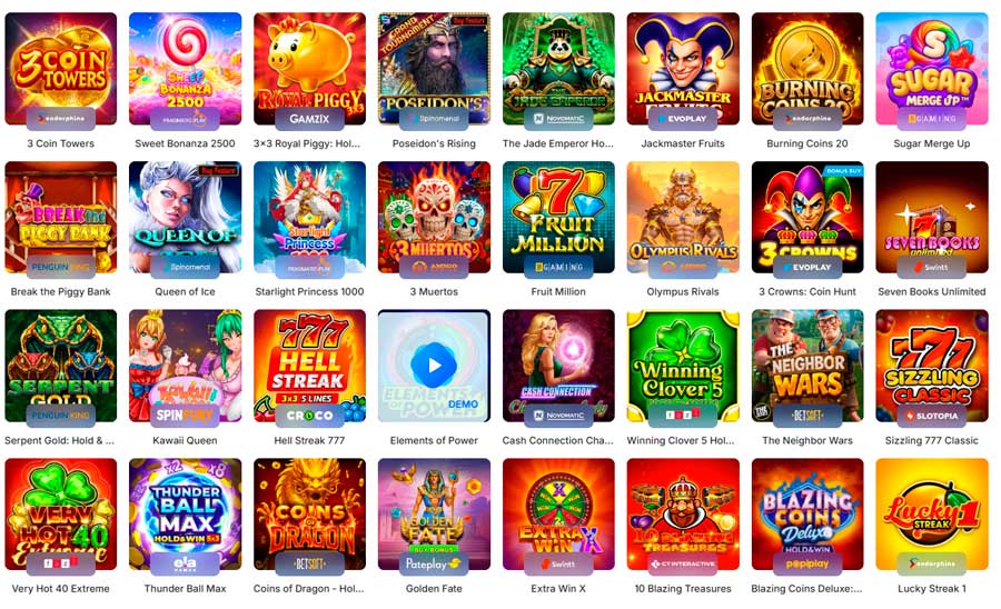Spiele im Ice Casino