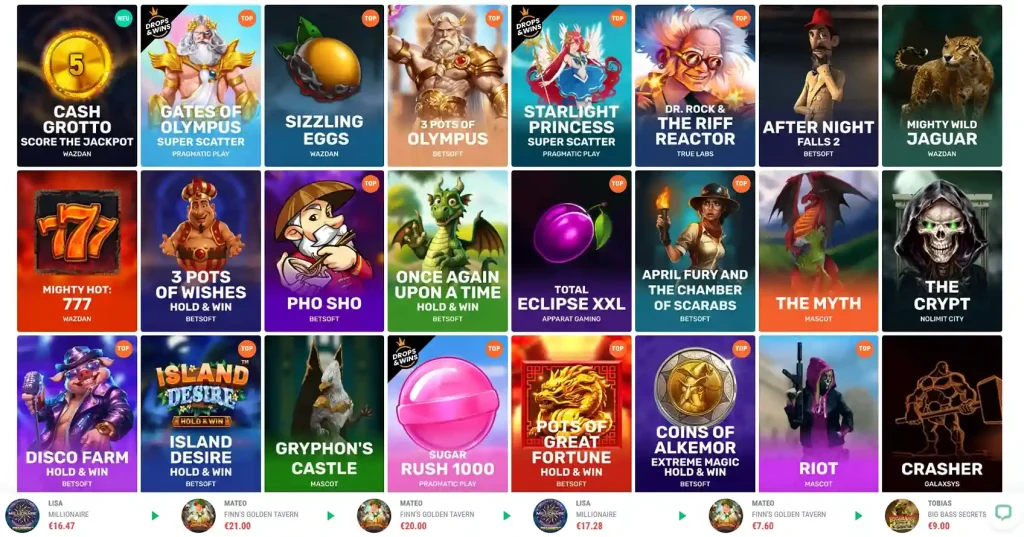 slots im spinia casino