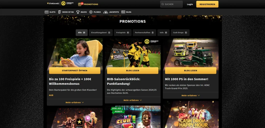 StarGames Casino Boni