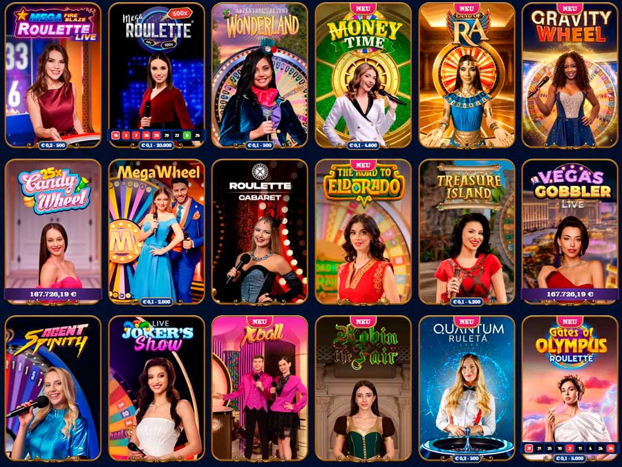 Live Casino im Casombie Casino