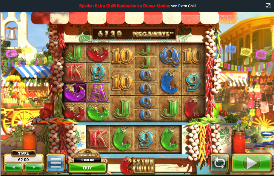 extra chilli slot