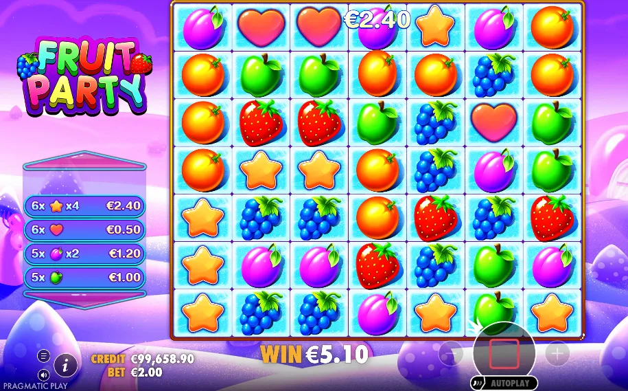 fruit party slot