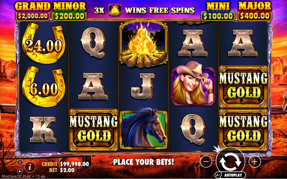 mustang gold slot