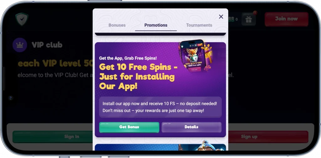 SafeCasino promotions