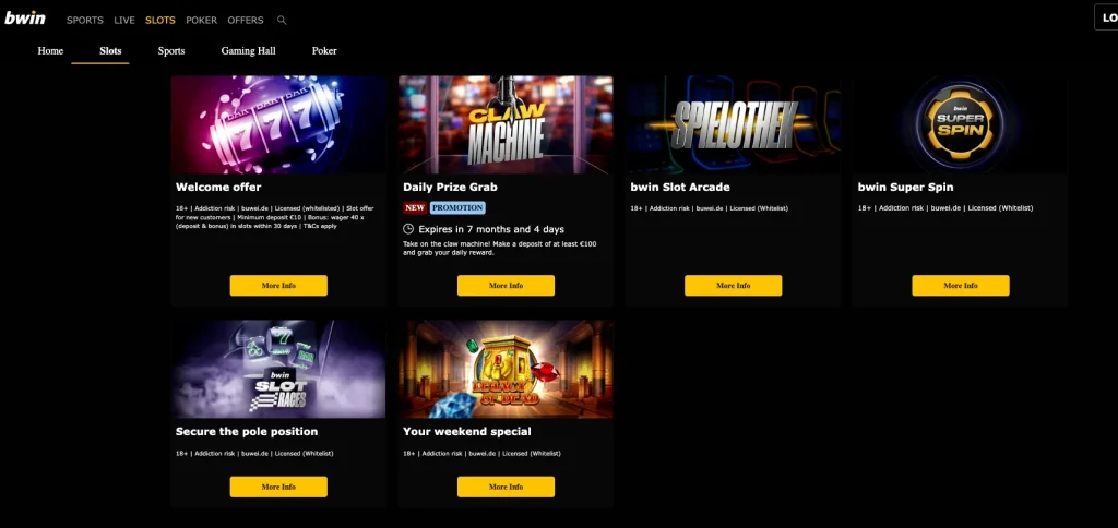Bwin Bonuses