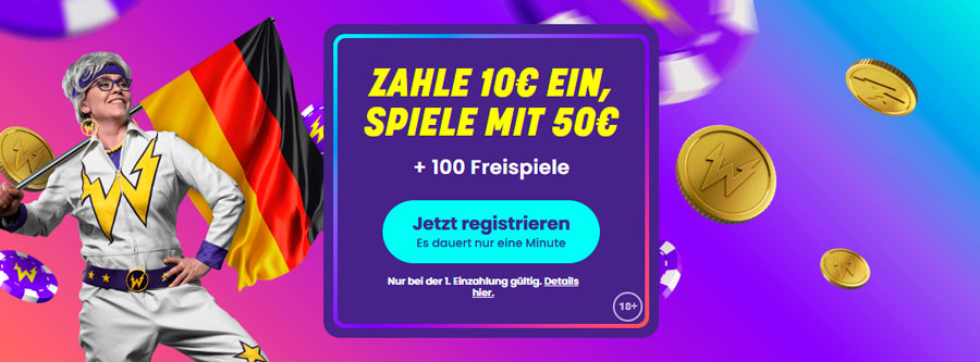 Wildz Casino Willkommensbonus