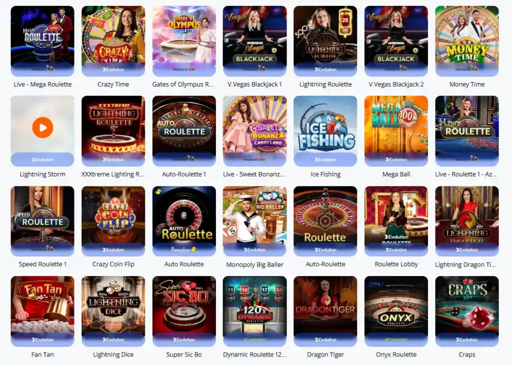 live casino im vulkanvegas