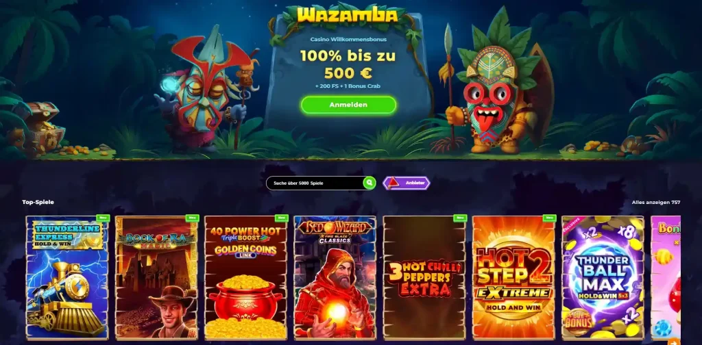 wazamba casino